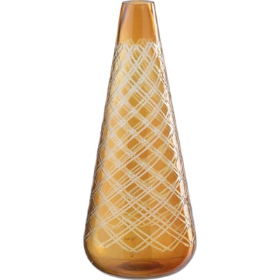 Vase en verre à motif graphique RECOLLECTION