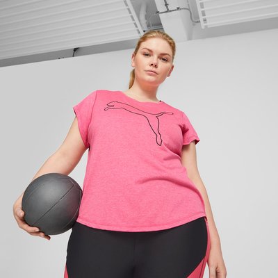 Camiseta de cuello redondo Train Favorite Heather Cat Tee PUMA