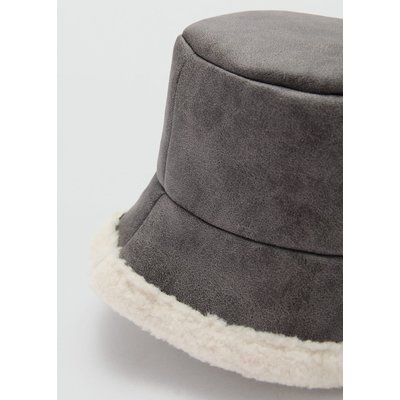 Chapeau bob imitation mouton MANGO