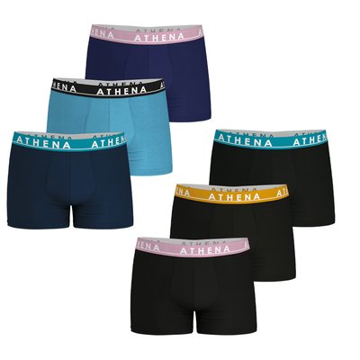 Boxers, lot de 6, EASY COLOR ATHENA