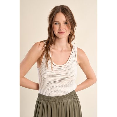 Débardeur en maille crochet MOLLY BRACKEN