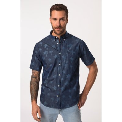 Chemise à manches courtes. Imprimé à fleurs JP1880