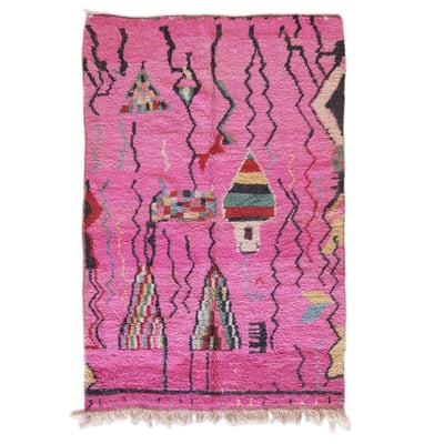 Tapis berbère marocain en laine 171 x 261 cm AFK LIVING