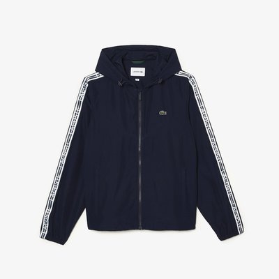 Kapuzenjacke mit Reissverschluss und Logotape LACOSTE
