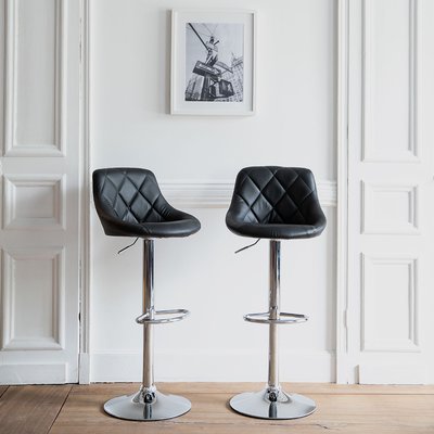 Lot de 2 tabourets de bar, JASPER HAPPY GARDEN