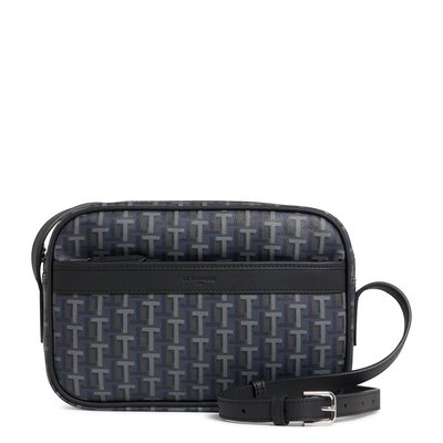 Sac bandoulière petit en toile monogramme CAMILLE LE TANNEUR