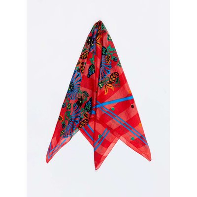Foulard en soie imprimé CARRE LA FIANCÉE