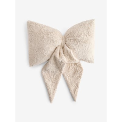 Coussin nœud 3d en imitation fourrure NEXT