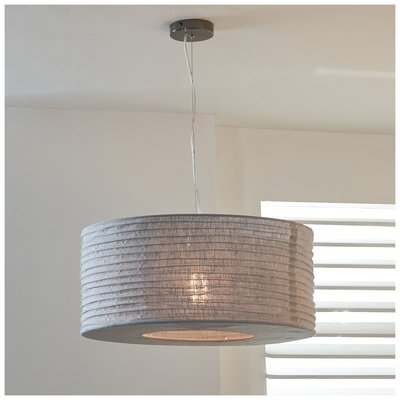 Presley Jute Easy Fit Pendant Ceiling Light SO'HOME