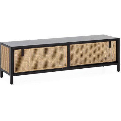 Meuble TV en rotin, style scandinave RECOLLECTION