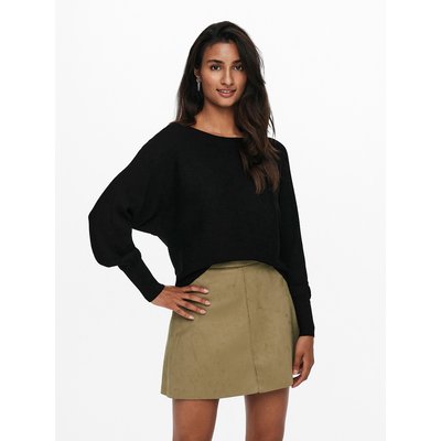 Pull col bateau en fine maille ONLY
