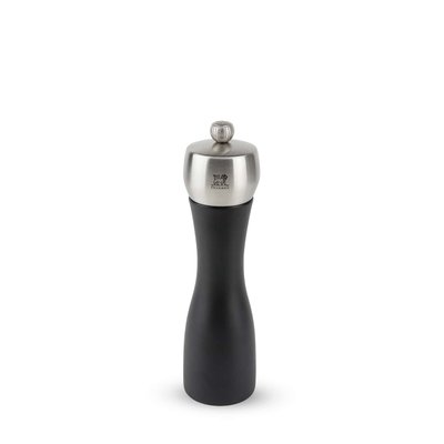 Moulin à sel manuel en bois et inox couleur noir 20 cm Fidji PEUGEOT