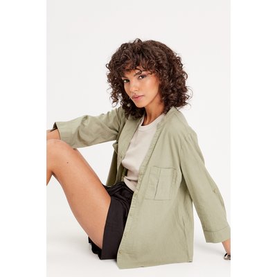 Chemise manches 3/4 contenant du lin CACHE CACHE