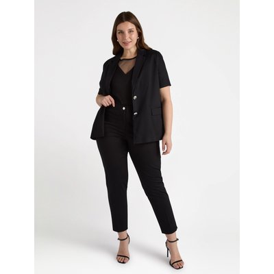 Pantalon en coton extensible. FIORELLA RUBINO