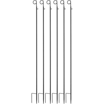 Support pour guirlande et éclairages extérieurs (Lot de 6) JARDINDECO