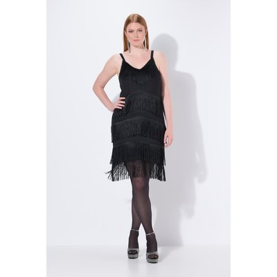 Robe à franges, sans manches ULLA POPKEN