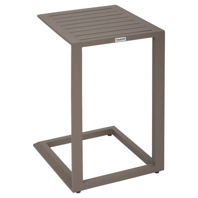 Table d'appoint de jardin carrée en aluminium ÉVASION HESPERIDE