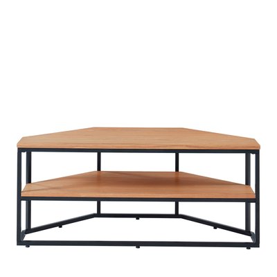 Meuble TV d'angle en bois et métal L120cm - IVICA DRAWER