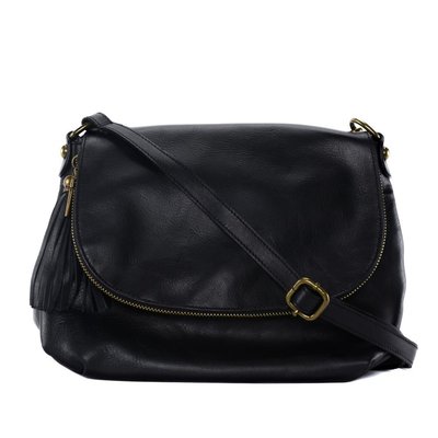 Sac bandoulière en cuir italien lisse 72 HEURES petit OH MY BAG