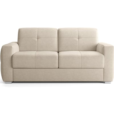 Canapé capitonné convertible 3 places en tissu chenille - ouverture express - CASSIAN HOMIFAB