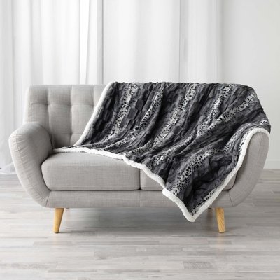Plaid sherpa Collection Grizzly DOUCEUR D'INTÉRIEUR