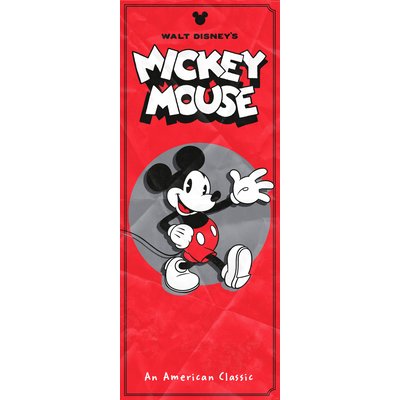 Papier peint Komar - Mickey - American Classic - 100 x 250 cm HEXOA