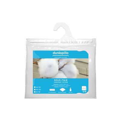 Sous Taie Confort Coton DUNLOPILLO