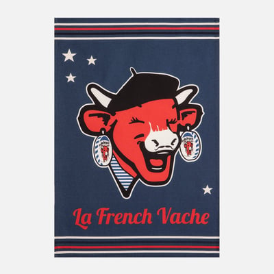 Torchon LA VACHE QUI RIT LA FRENCH VACHE COUCKE