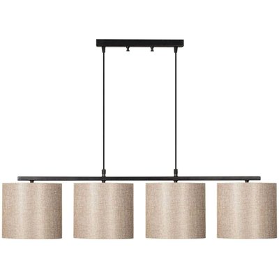 Suspension en métal 4 abat-jour Valiz HANAH HOME