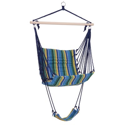Chaise suspendue hamac de voyage multicolore OUTSUNNY