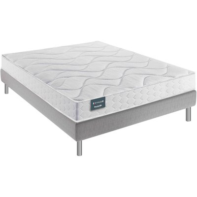 Matelas Aérial® 18cm TULIPE, sommier pieds DUNLOPILLO