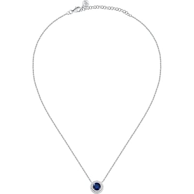 Colliers en Zircon/zircons Cubiques/argent 925/1000 Recyclé et Zircon MORELLATO
