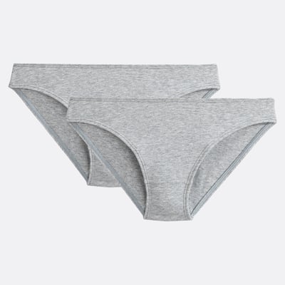 Lot de 2 Slips coton LA REDOUTE COLLECTIONS