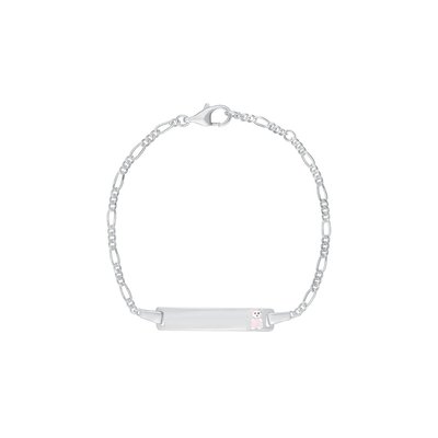Gourmette en argent 925 et laque CLEOR