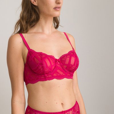 Rosalba Lace Bustier Bra LA REDOUTE COLLECTIONS