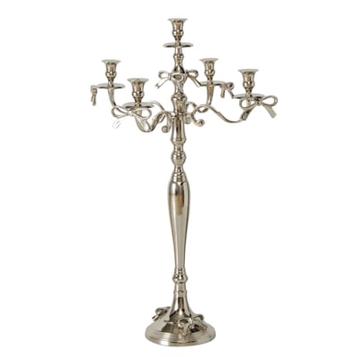 Chandelier argenté 46x46x79cm WADIGA