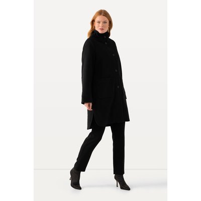 Manteau en laine mélangée, col montant ULLA POPKEN