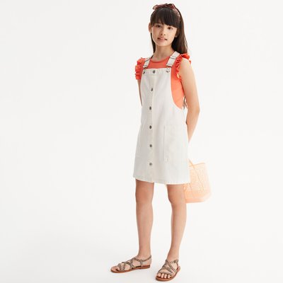 Twill Dungaree Dress LA REDOUTE COLLECTIONS