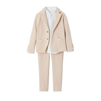Ensemble céremonie chemise col Mao, veste et pantalon VERTBAUDET
