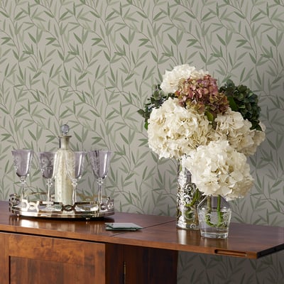 Papier peint Feuilles de saule Willow Leaf LAURA ASHLEY