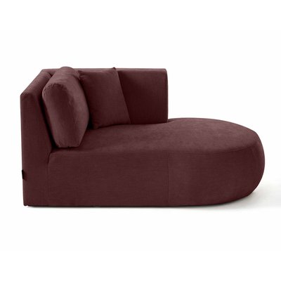 Module d'assise méridienne droit en Tissu texturé - SANTORINI LISA DESIGN