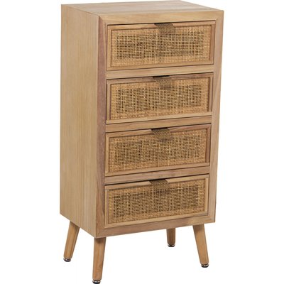 Chiffonnier bois et rotin, naturel RECOLLECTION