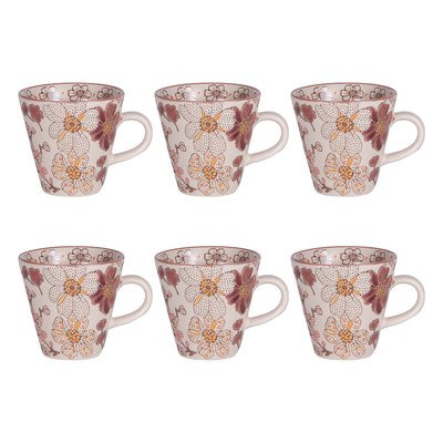 Coffret de 6 tasses   17 cl-KIYO TABLE PASSION