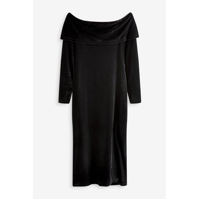 Robe mi-longue bardot NEXT