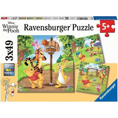 Puzzle Disney Winnie l'Ourson 3x49 pcs RAVENSBURGER