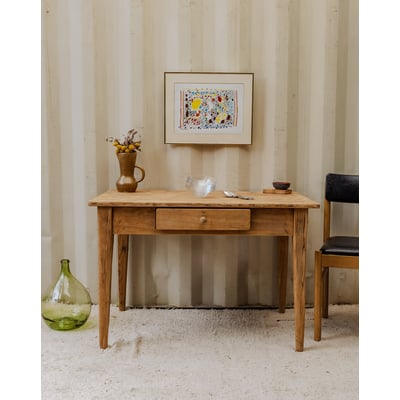 Table à manger en bois Romy N°1390 - Bon état DEBONGOUT