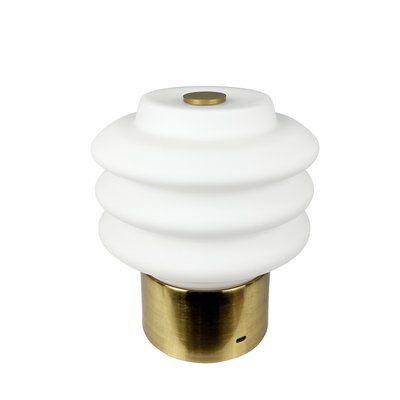 Lampe à poser LED laiton/verre opale DIVA DYBERG LARSEN
