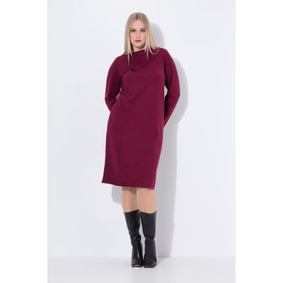 Robe midi en maille avec col roulé ULLA POPKEN