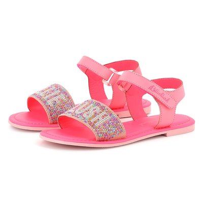 Sandales en cuir à fermeture par bandes auto aggri BILLIEBLUSH