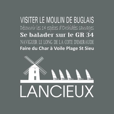 Tableau Mural Lancieux RÉGIONALISME CEANOTHE